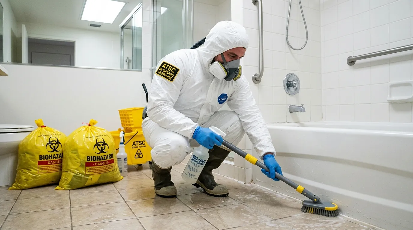 Decontamination equipment deployed for Blood Cleanup in Linda